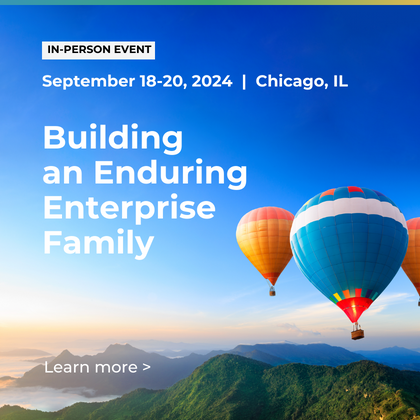 2024 Building an Enduring Enterprise Family Workshop