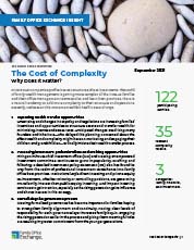 The Cost of Complexity