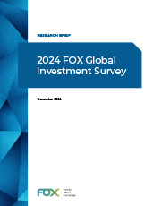 2024 FOX Global Investment Survey Public Research Brief