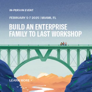 2025 Build an Enterprise Family to Last Workshop